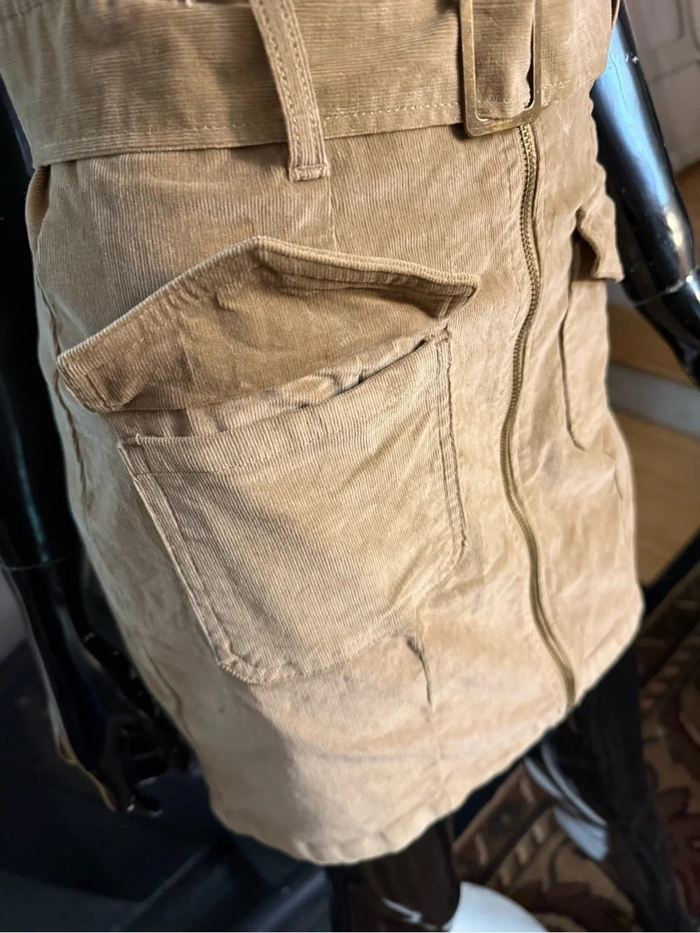 Rewash corduroy mini